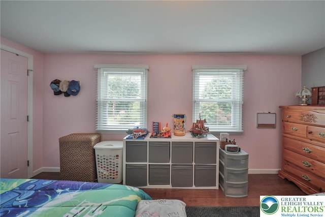 48 Craigie St, Easton, PA 18045 - bedroom with multiple windows, baseboards, and wood finished floors