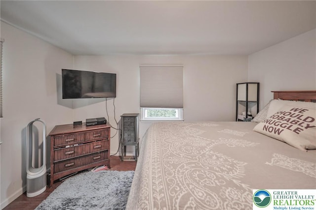 48 Craigie St, Easton, PA 18045 - bedroom with dark wood-style flooring and baseboards