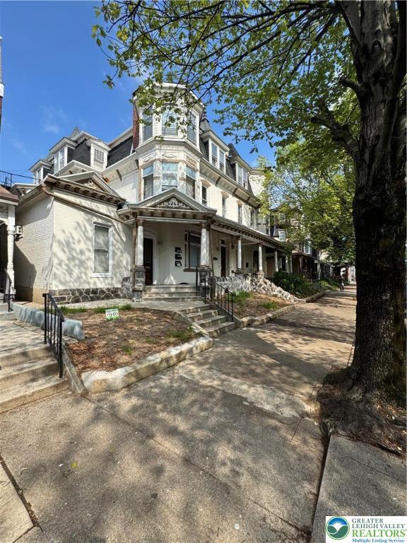 528 N 6th St, Allentown City, PA 18102 - view of front of house with covered porch