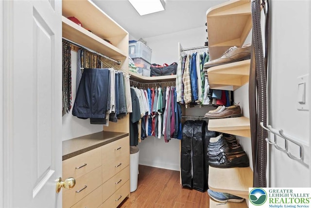 4741 Pinehurst Cir, Upper Saucon Twp, PA 18034 - walk in closet with wood finished floors