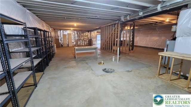 4082 Rutz Ln, South Whitehall Twp, PA 18104 - below grade area featuring stairway