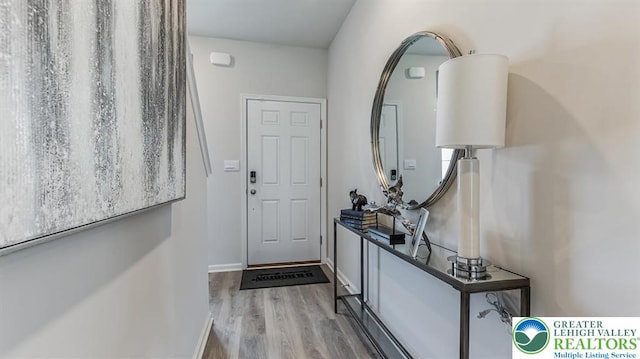 1225 Susan Cir, Upper Macungie Twp, PA 18031 - foyer entrance featuring wood finished floors and baseboards
