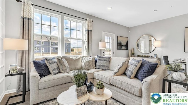 1225 Susan Cir, Upper Macungie Twp, PA 18031 - living room featuring recessed lighting