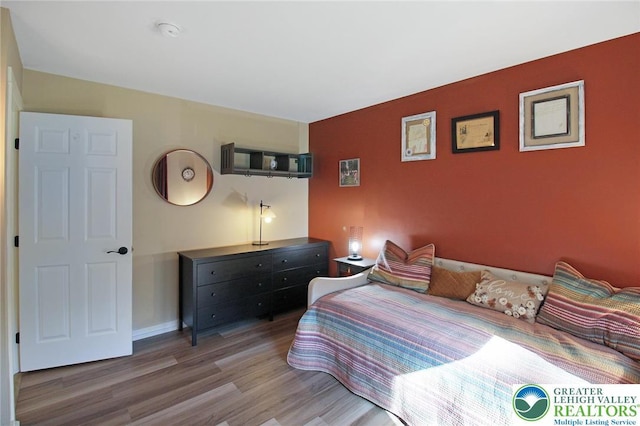 8539 Rextown Rd, Slatington Borough, PA 18080 - bedroom with wood finished floors and baseboards