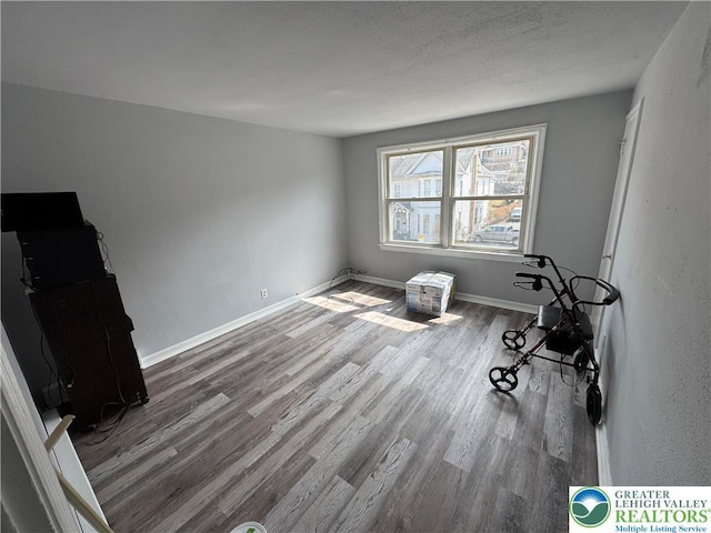 321 W Broad St, Tamaqua Borough, PA 18252 - unfurnished office featuring wood finished floors and baseboards
