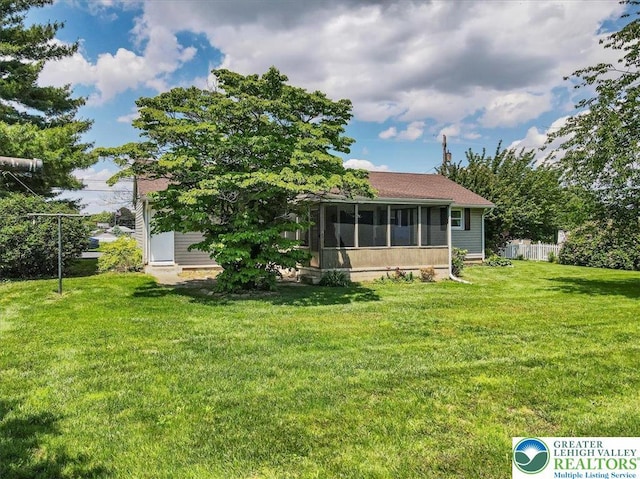2934 Keystone St, Bethlehem Twp, PA 18020 - rear view of house with a sunroom