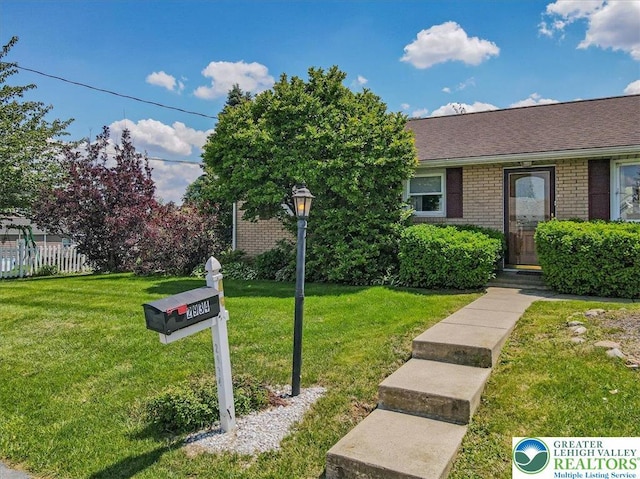 2934 Keystone St, Bethlehem Twp, PA 18020 - view of front facade featuring brick siding and roof with shingles