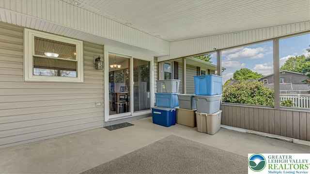2934 Keystone St, Bethlehem Twp, PA 18020 - unfurnished sunroom featuring healthy amount of natural light