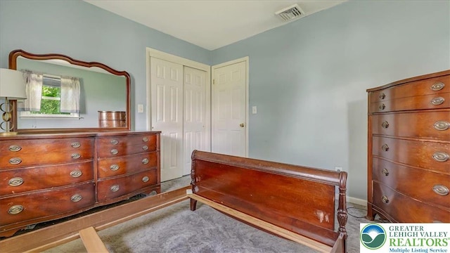 2934 Keystone St, Bethlehem Twp, PA 18020 - bedroom with carpet floors and a closet
