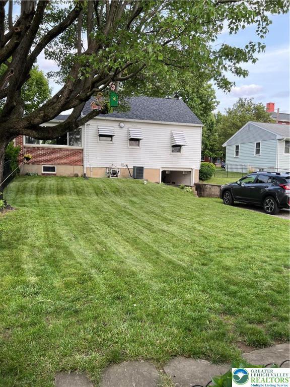 1540 Riegel St, Hellertown Borough, PA 18055 - view of yard with central AC