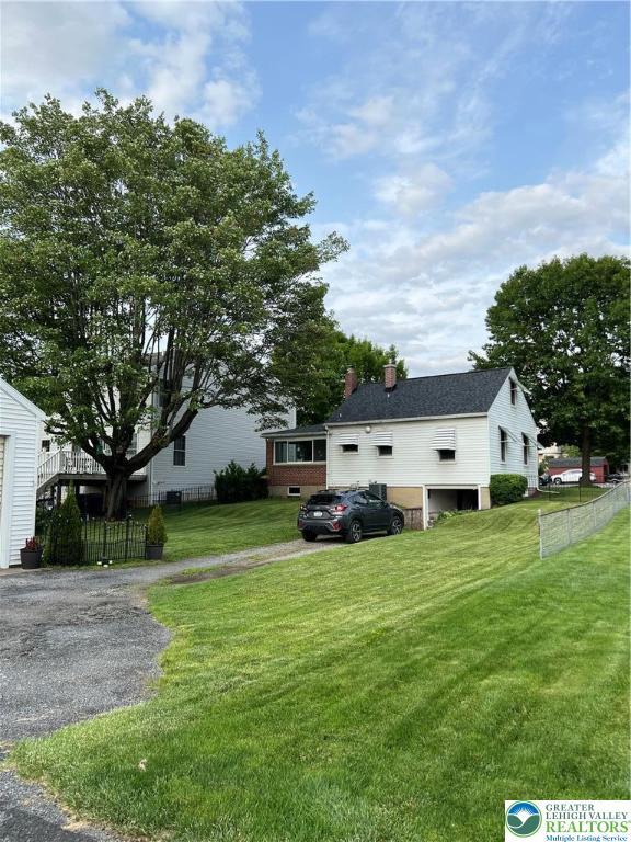 1540 Riegel St, Hellertown Borough, PA 18055 - view of property exterior with a chimney