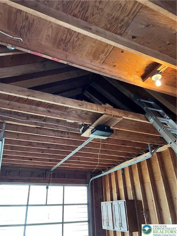 1540 Riegel St, Hellertown Borough, PA 18055 - garage featuring a garage door opener