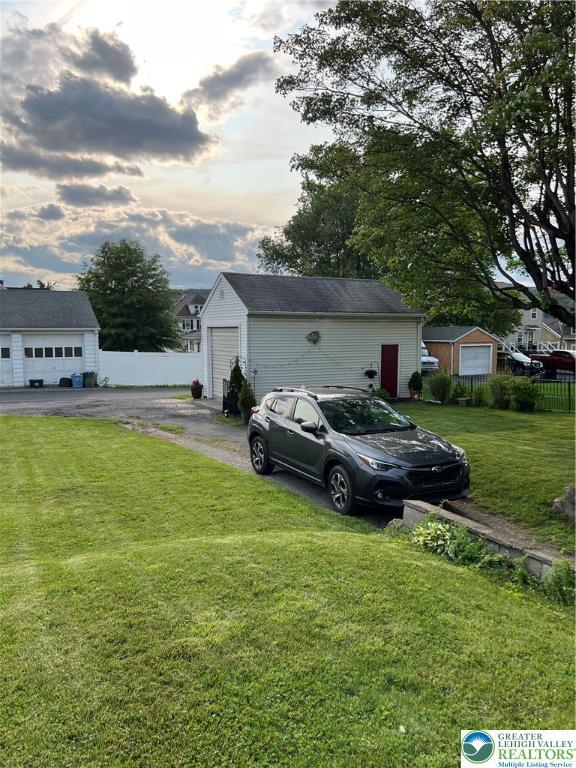 1540 Riegel St, Hellertown Borough, PA 18055 - view of home's exterior featuring an outbuilding and a garage