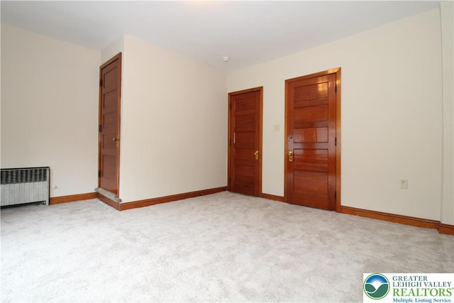 1171 E 4th St, Bethlehem City, PA 18015 - carpeted spare room featuring radiator and baseboards