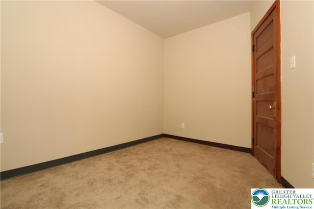 1171 E 4th St, Bethlehem City, PA 18015 - spare room featuring light carpet and baseboards