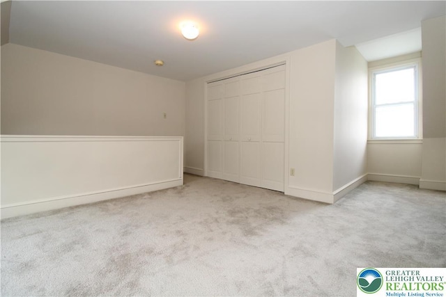 1171 E 4th St, Bethlehem City, PA 18015 - unfurnished bedroom with carpet floors, a closet, and baseboards