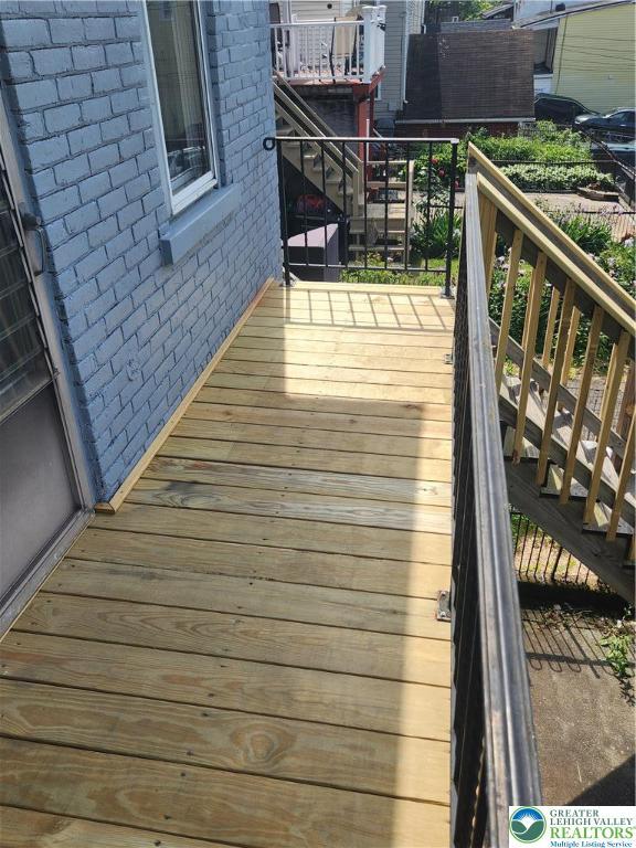 1171 E 4th St, Bethlehem City, PA 18015 - deck featuring stairs