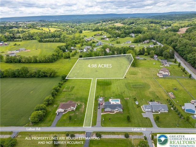 61 Labar Rd, Washington Twp, PA 18013 - bird's eye view