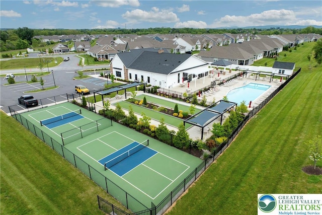 7911 Schaefer Crst, Upper Macungie Twp, PA 18031 - aerial view of residential area with a pool