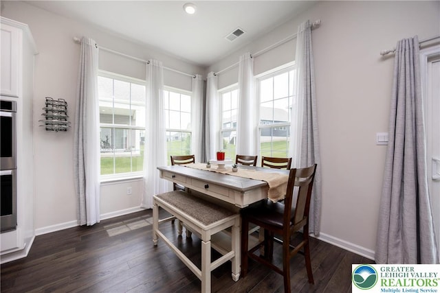 7911 Schaefer Crst, Upper Macungie Twp, PA 18031 - dining room with baseboards and dark wood finished floors