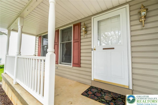 234 Venetian Dr, Forks Twp, PA 18040 - view of exterior entry featuring covered porch