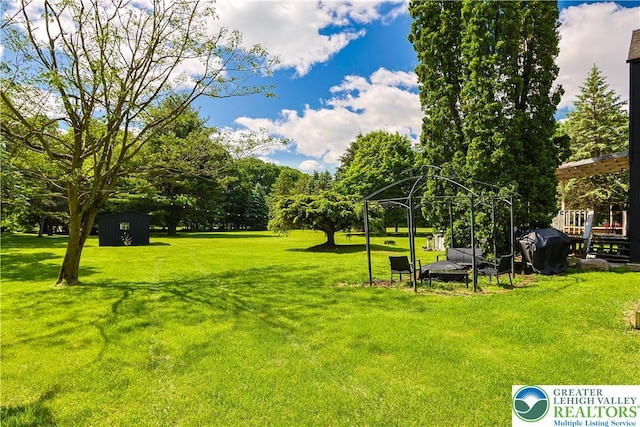 2671 Community, Moore Twp, PA 18014 - view of green lawn with a gazebo
