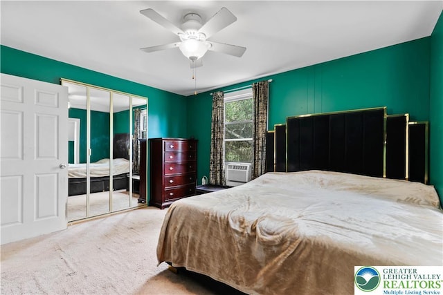 2671 Community, Moore Twp, PA 18014 - carpeted bedroom with a closet and ceiling fan
