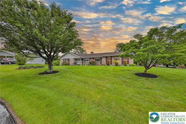 4379 Meadow Ln, South Whitehall Twp, PA 18104 - ranch-style house featuring a yard