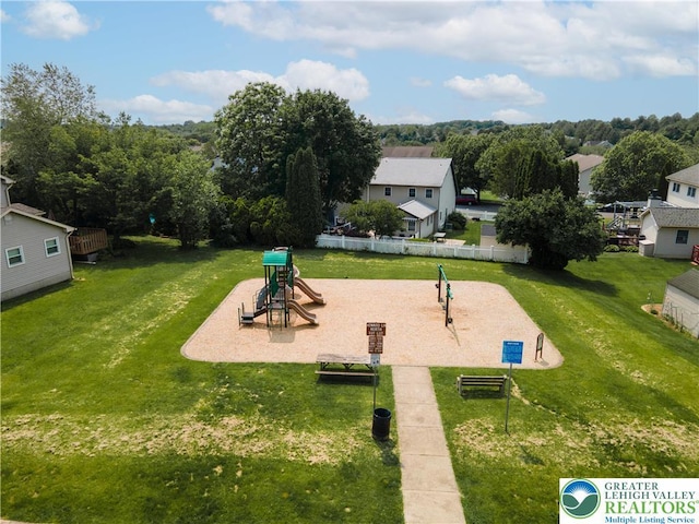 1411 Howard Ln, Palmer Twp, PA 18045 - communal playground with a lawn