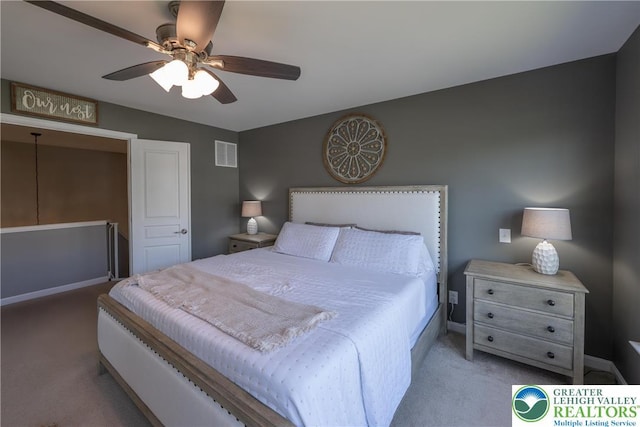 1838 Hemming Way S, Whitehall Twp, PA 18069 - carpeted bedroom featuring ceiling fan and baseboards