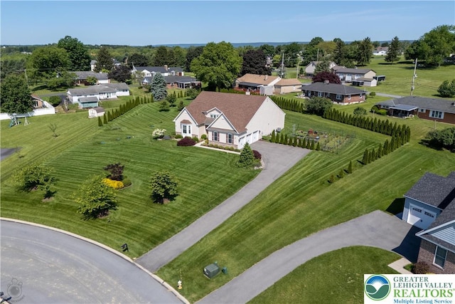222 Danbury Dr, Bushkill Twp, PA 18064 - aerial view of residential area