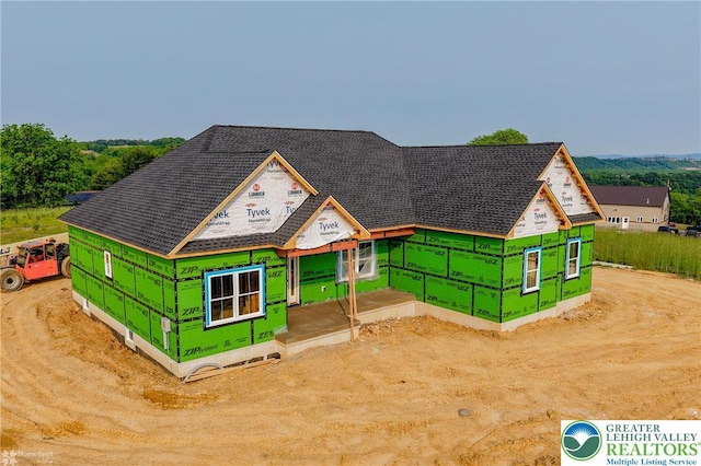 448 Long Lane Rd, Lehigh Twp, PA 18088 - property under construction with a shingled roof