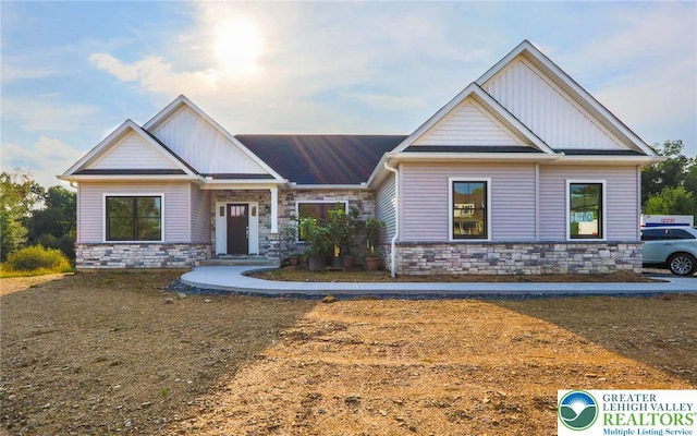 448 Long Lane Rd, Lehigh Twp, PA 18088 - craftsman inspired home featuring stone siding and board and batten siding