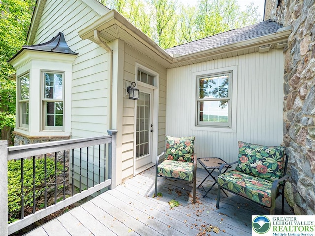 5355 Saucon Ridge Rd, Upper Saucon Twp, PA 18036 - view of wooden terrace