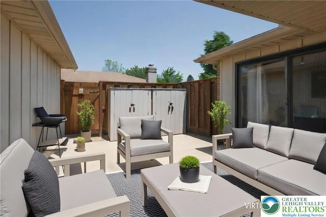 2765 Rolling Green Pl, Lower Macungie Twp, PA 18062 - view of patio / terrace with an outdoor living space