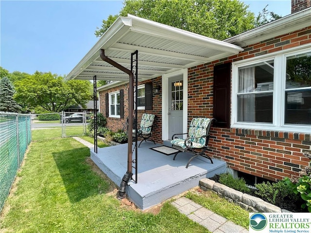938 N Broad St, Allentown City, PA 18104 - view of patio / terrace featuring a gate