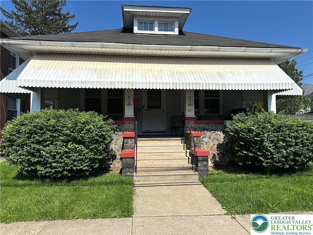 30 S 16th St, Wilson Borough, PA 18042 - view of front of property with a porch and stone siding