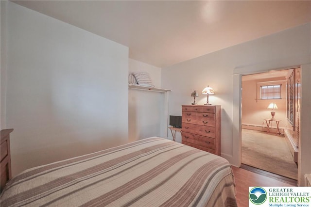 30 S 16th St, Wilson Boro, PA 18042 - bedroom featuring baseboard heating