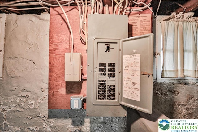 30 S 16th St, Wilson Boro, PA 18042 - utility room featuring electric panel