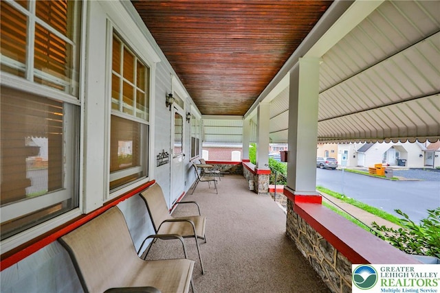 30 S 16th St, Wilson Boro, PA 18042 - covered porch featuring a residential view