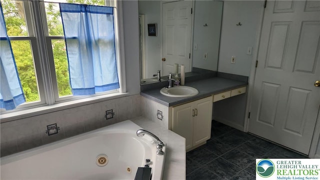 391 W Mayfield Cir, Lower Nazareth Twp, PA 18020 - full bathroom with a whirlpool tub and vanity