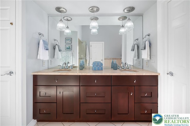 1560 Surrey Rd, Lower Saucon Twp, PA 18015 - full bath with double vanity
