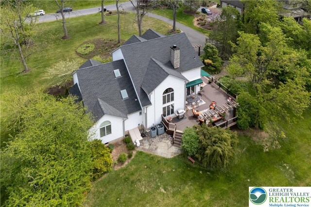 1560 Surrey Rd, Lower Saucon Twp, PA 18015 - view from above of property