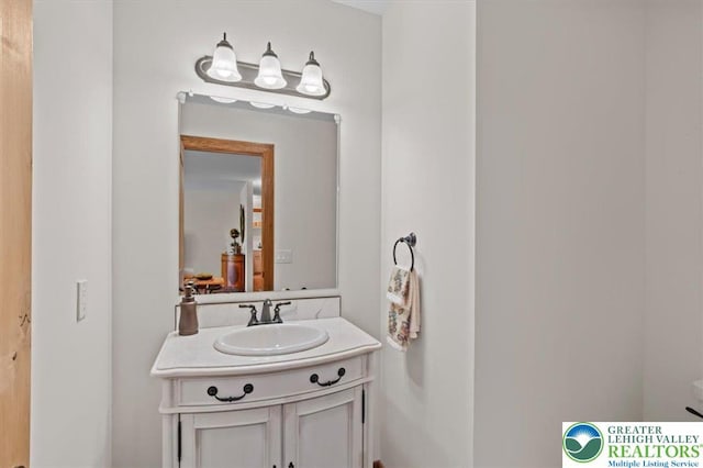 127 Timber Lake Dr, Barrett Twp, PA 18325 - half bath with vanity