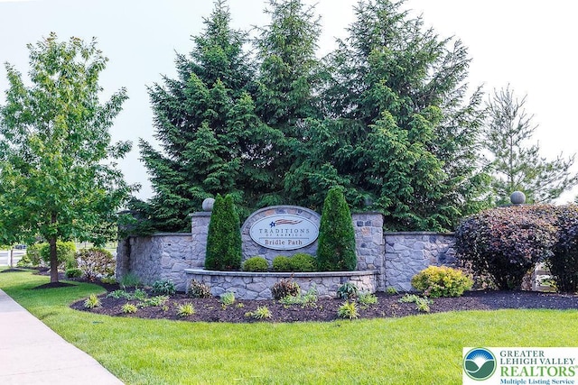 1069 Resolution Dr, Bethlehem City, PA 18017 - community / neighborhood sign featuring a lawn