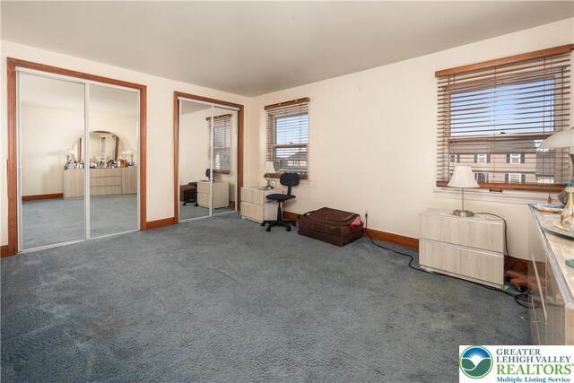 990 Hill Dr, Lower Macungie Twp, PA 18103 - carpeted home office with baseboards