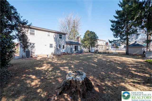 990 Hill Dr, Lower Macungie Twp, PA 18103 - rear view of property featuring a chimney