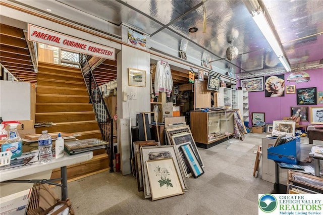 150 Lehigh St, Franklin Twp, PA 18235 - basement featuring stairs