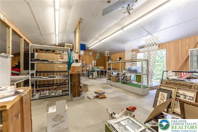 150 Lehigh St, Franklin Twp, PA 18235 - basement with wooden walls