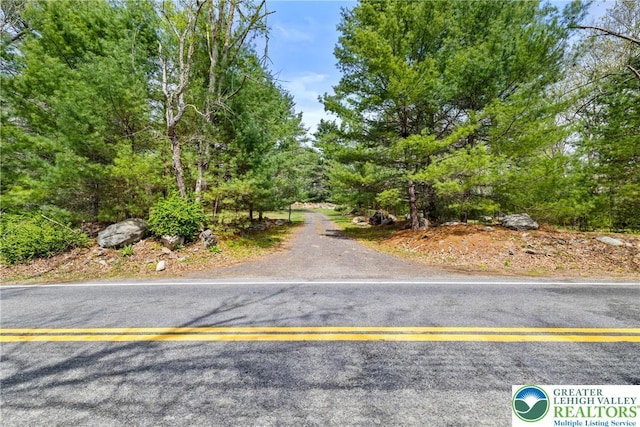 Hallet Rd, Stroud Twp, PA 18301 - view of asphalt street